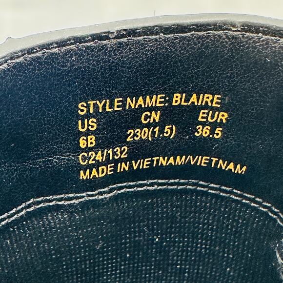 Kate Spade Women's Blaire Black Suede Block Heel Zip Up Ankle Booties Size 6B - Picture 10 of 10